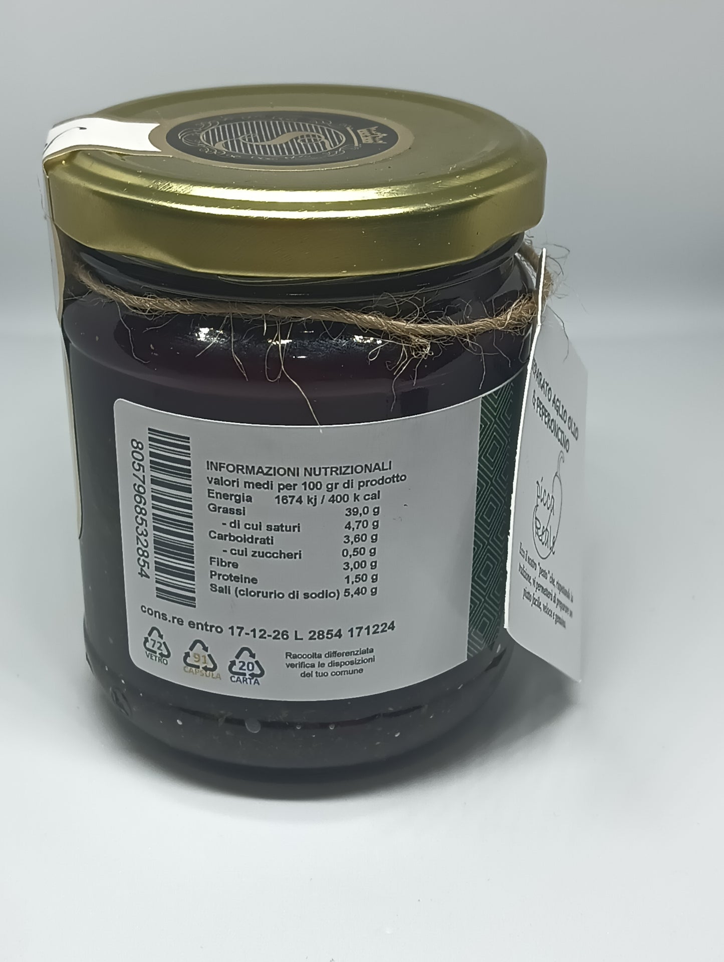 Preparato Aglio Olio e Peperoncino